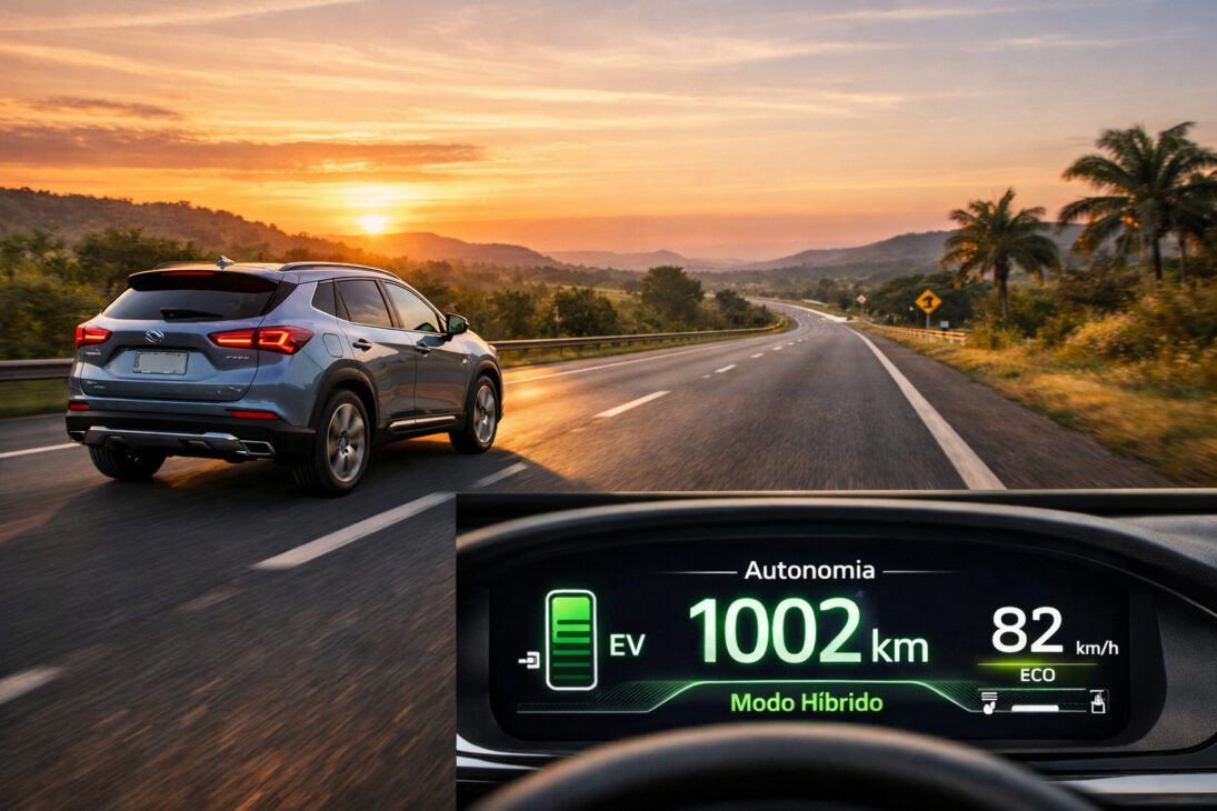 coches híbridos con alta autonomía combinada en Brasil