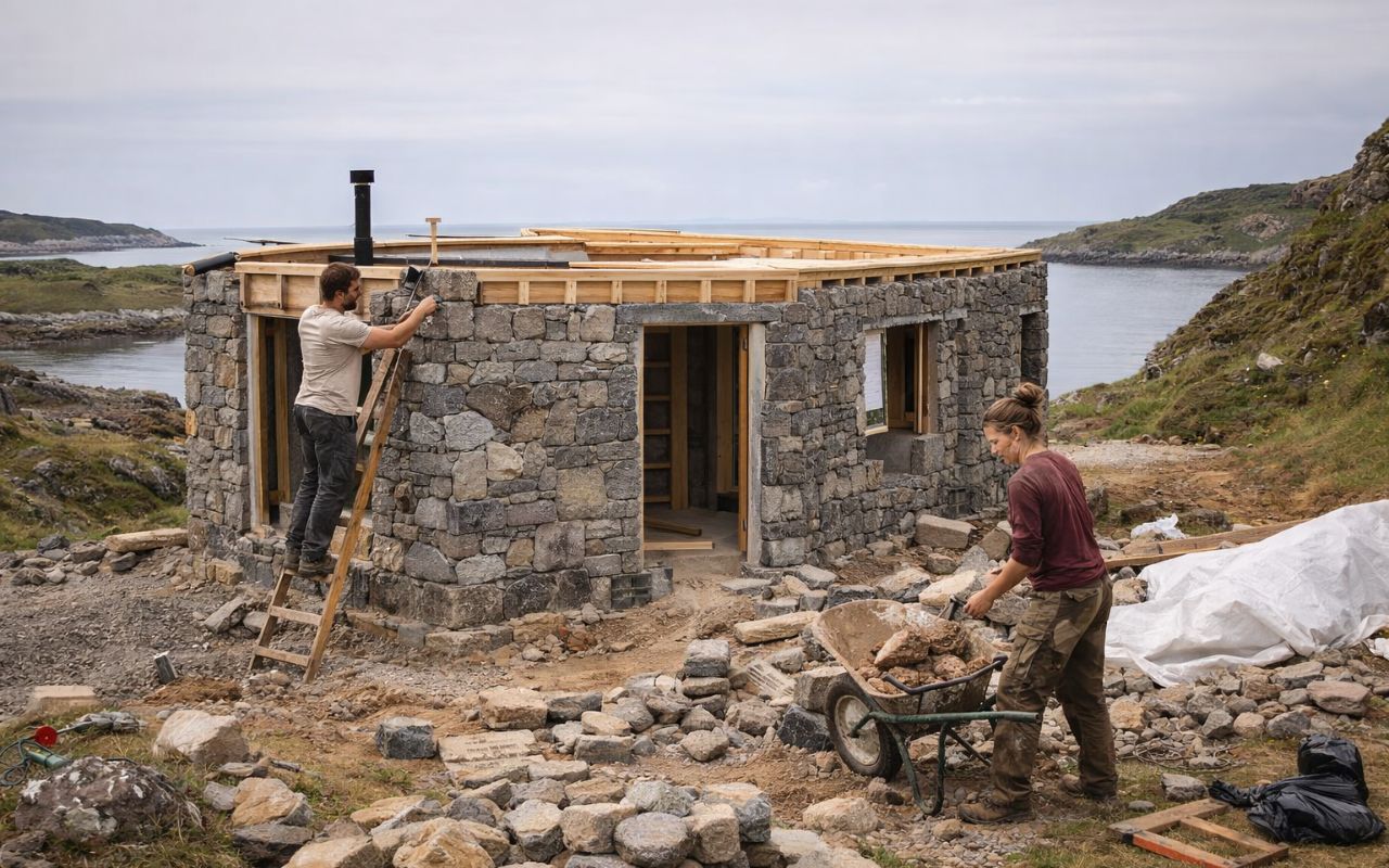 A casa isolada Caochan na Creige, na Escócia, foi eleita Casa do Ano 2025 pelo RIBA. Conheça o projeto que uniu arquitetura vernacular, sustentabilidade e integração total à paisagem.