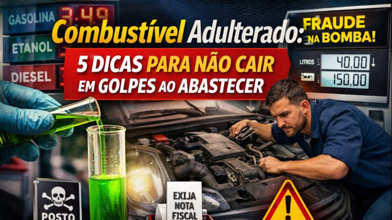 Veja como identificar combustível adulterado, evitar combustível batizado e se proteger de fraudes em postos irregulares.