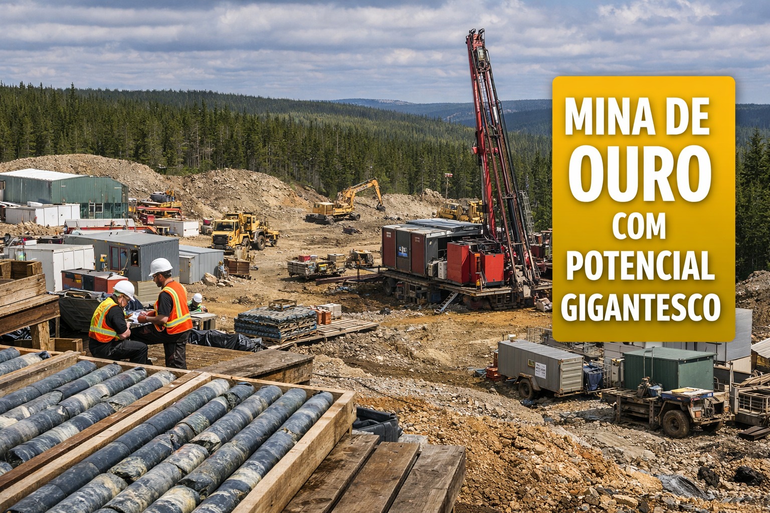 Mina de ouro, Mina, Ouro