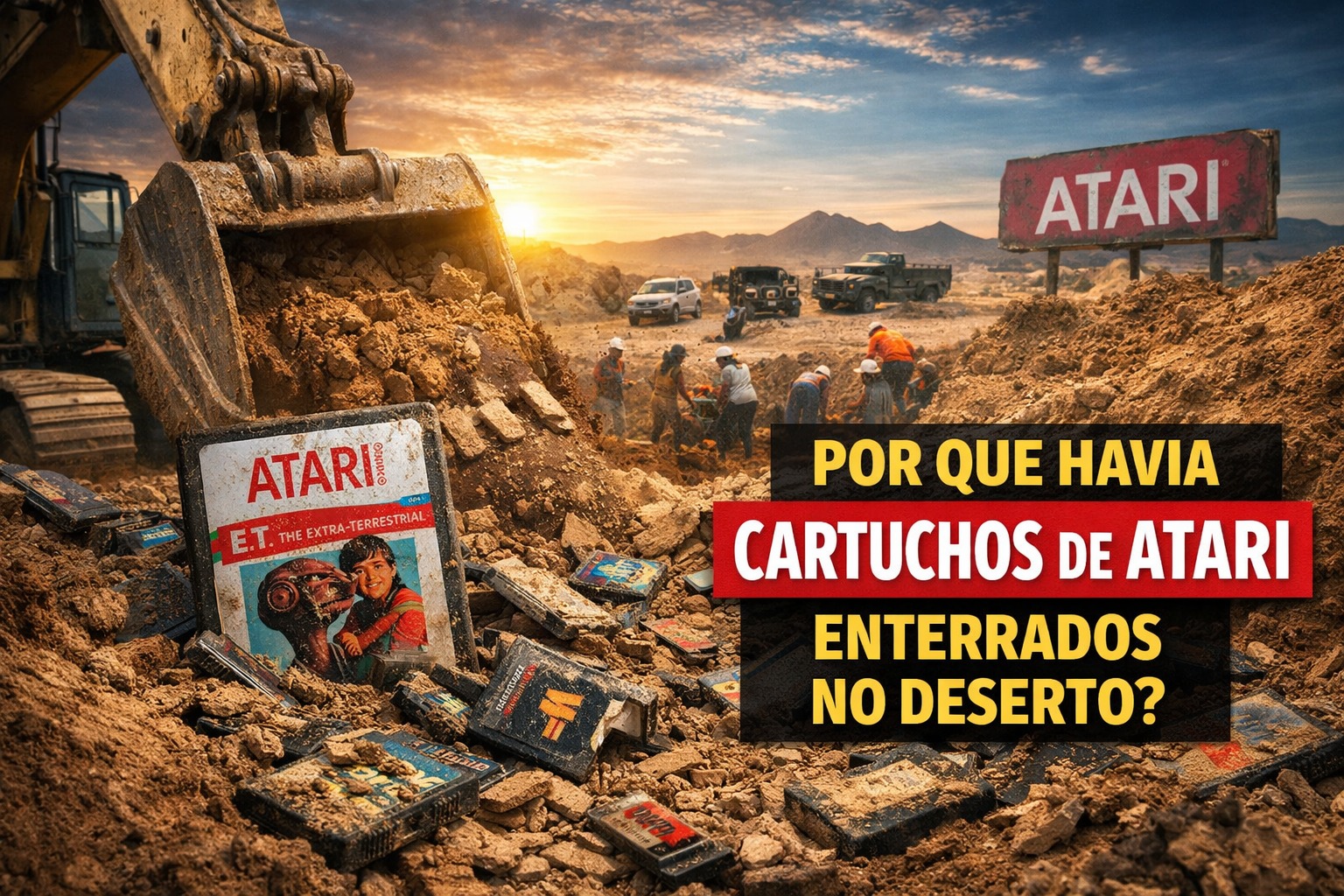 Cartuchos, Atari, Deserto