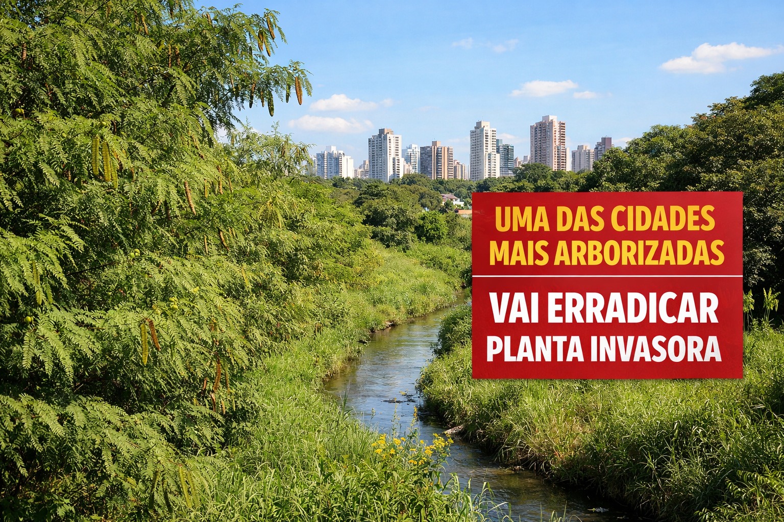 Cidade, Plantas, Planta invasora, Leucena