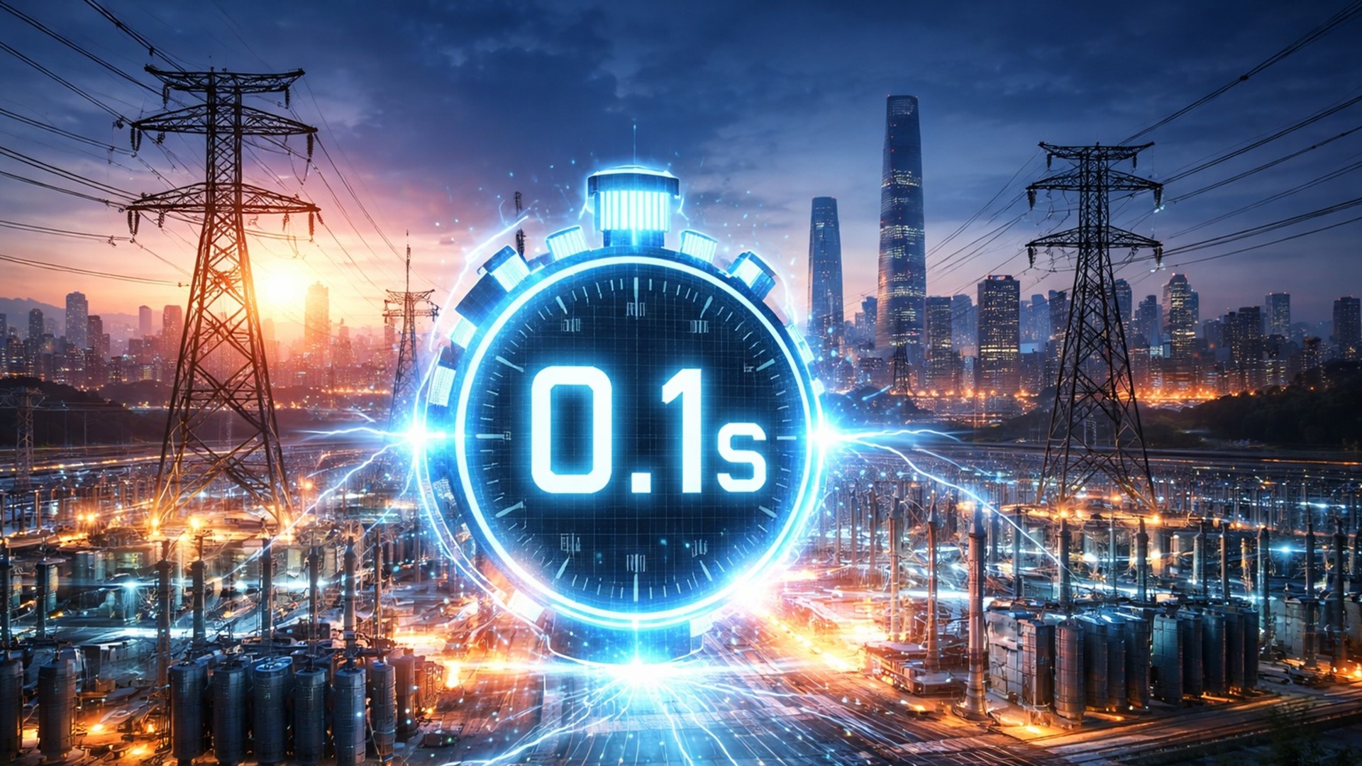 China reduz tempo de resposta a falhas na rede elétrica para 0,1 segundo com nova tecnologia aplicada ao maior sistema do mundo.