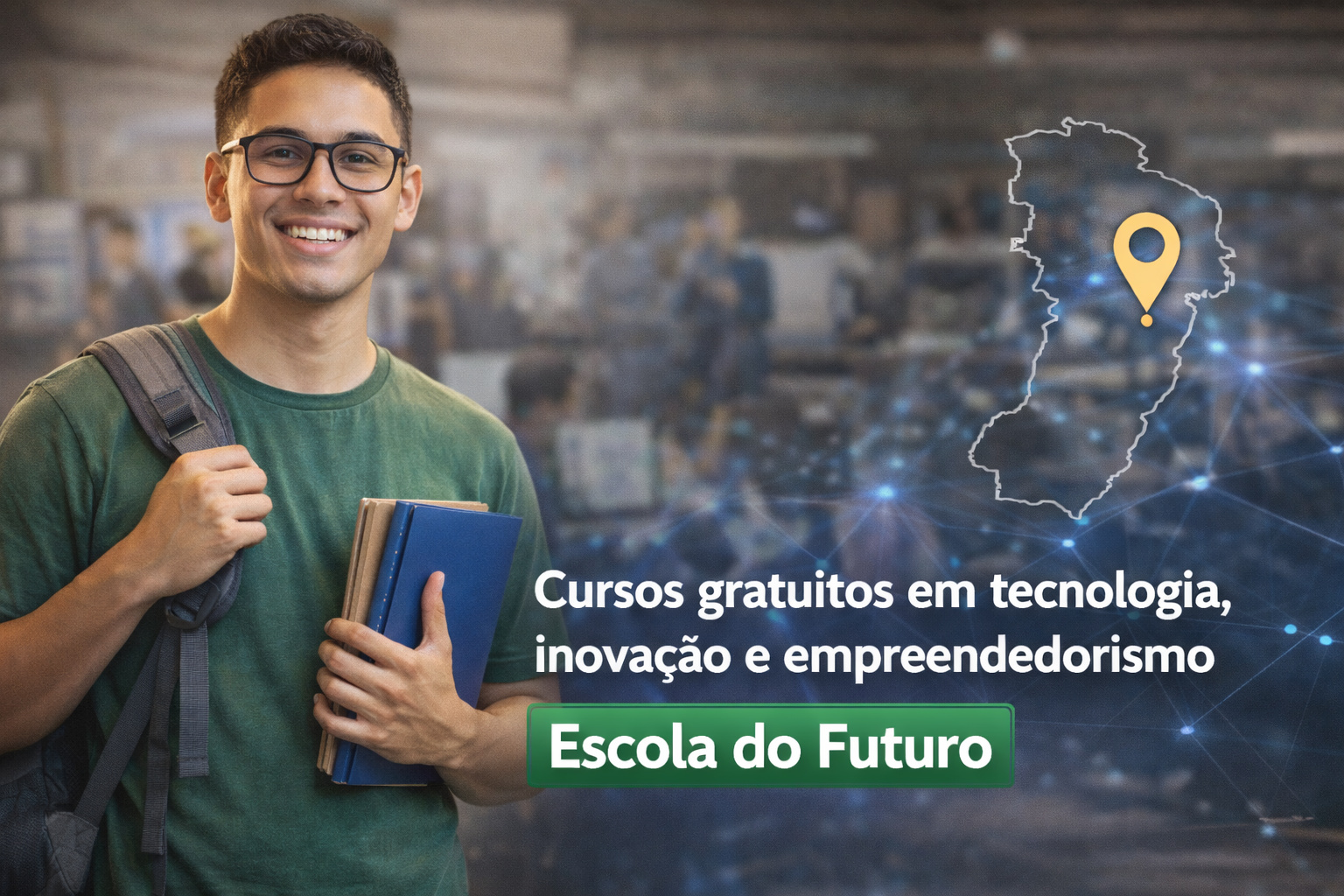 Quer trabalhar com tecnologia? Escola do Futuro abre milhares de cursos gratuitos em Goiás