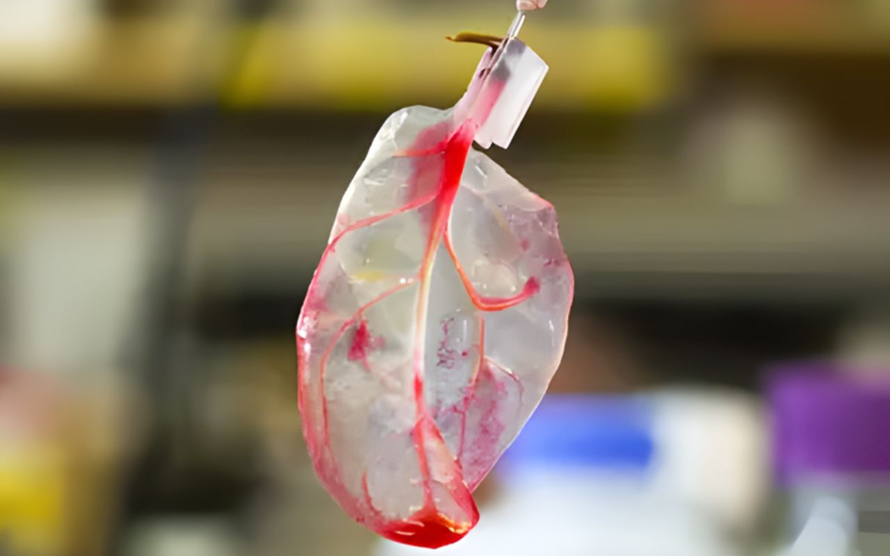 Pesquisa científica demonstra como folhas de espinafre serviram de base para um coração artificial experimental com células humanas.