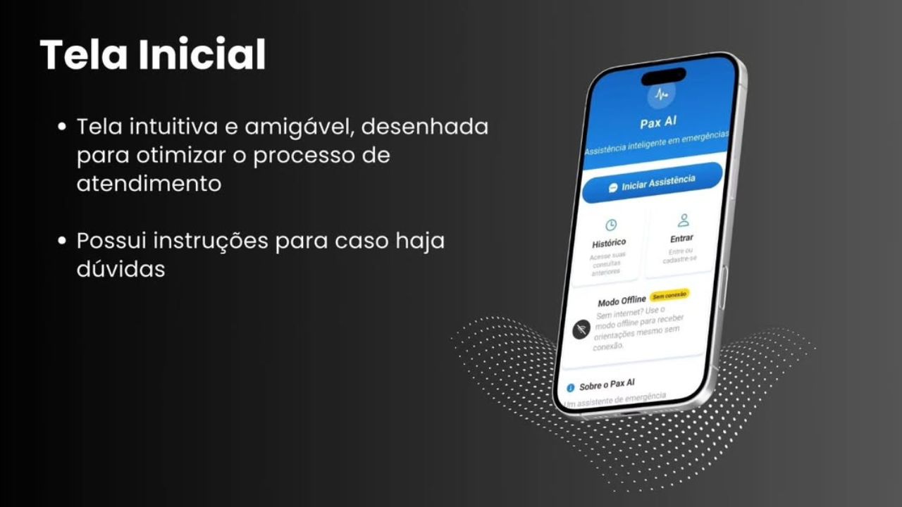 Estudiantes de la Etec de Leme crean app (Pax AI) con inteligencia artificial que orienta primeros auxilios, envía alertas automáticas y ayuda a agilizar la atención en emergencias médicas.