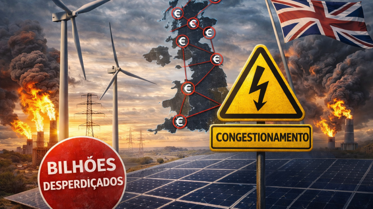 O avanço da energia eólica na Europa e no Reino Unido revela limites da infraestrutura elétrica, provoca desperdício de bilhões e pressiona governos por investimentos urgentes em redes de transmissão.
