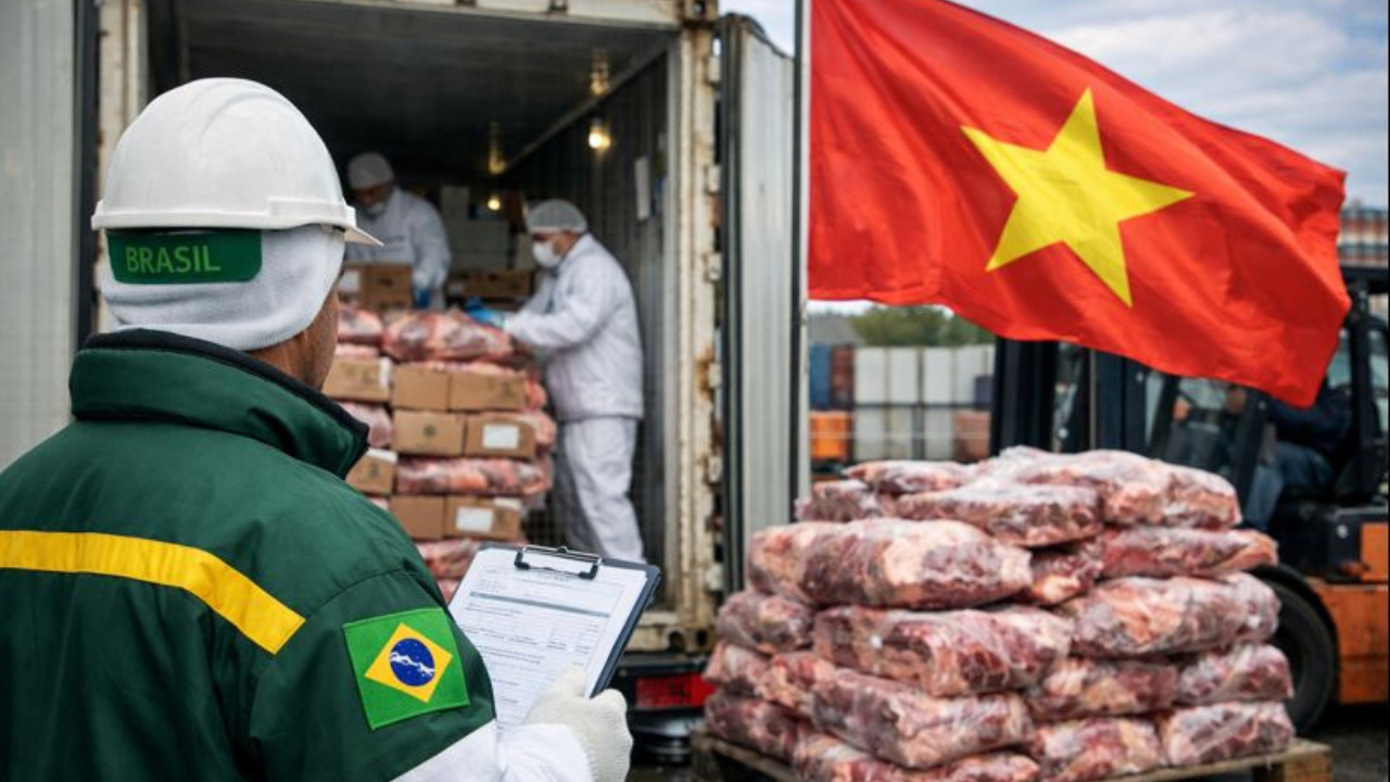 Novas habilitações no Vietnã fortalecem a carne brasileira e ampliam a presença do Brasil no mercado asiático de carnes.