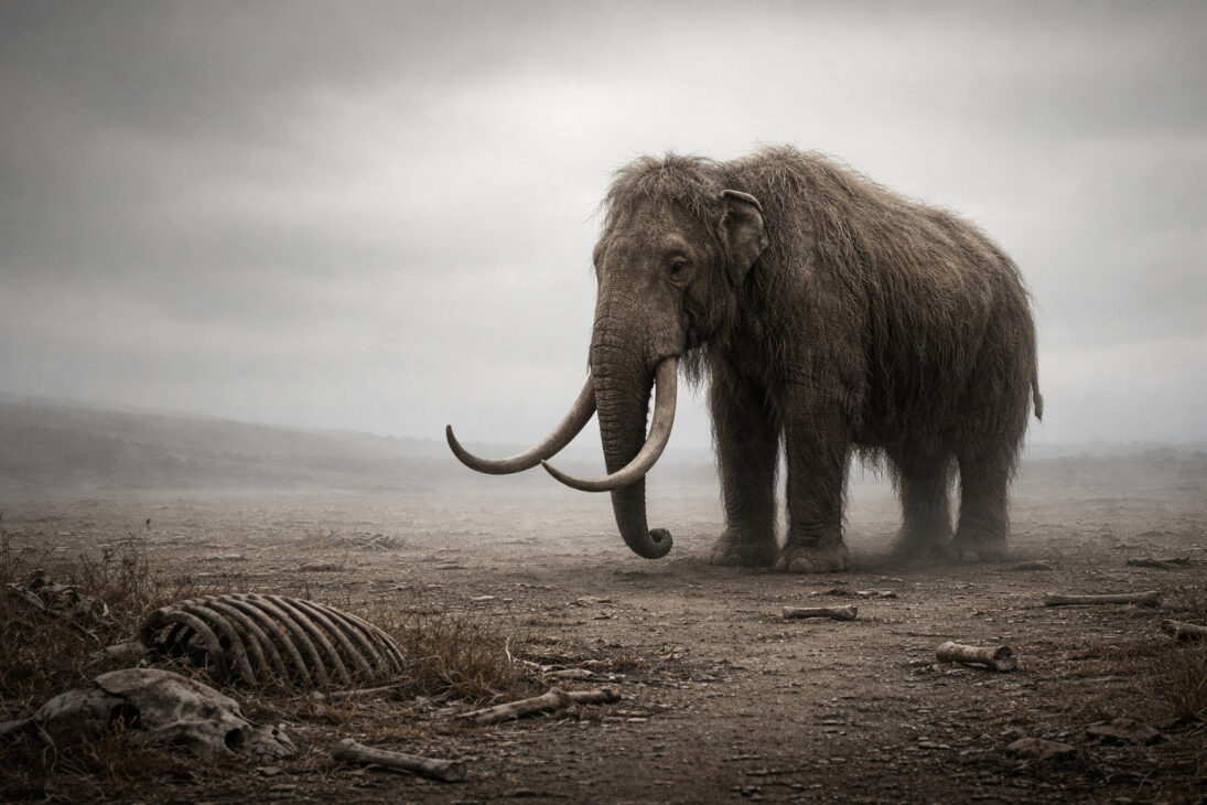 Representación visual de la extinción de animales en el mundo en 2025