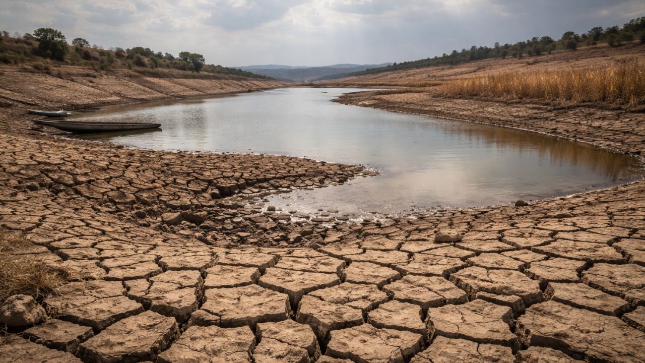 ONU alerta que a falência hídrica já afeta bilhões, com escassez de água doce, secas mais intensas e riscos graves à agricultura global.