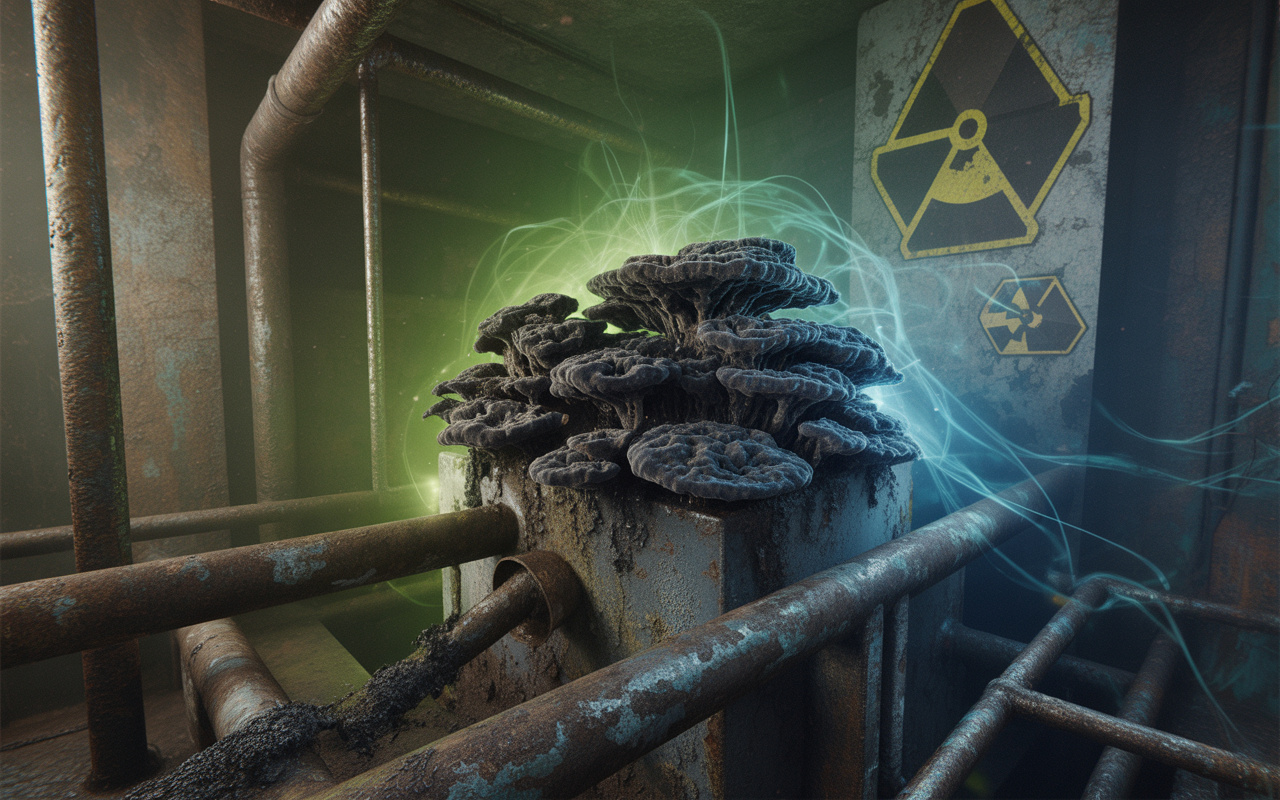 Fungo encontrado no reator de Chernobyl desafia a biologia: cresce sob radiação letal, usa melanina para converter energia nuclear em metabolismo ativo e prospera onde a vida deveria ser impossível