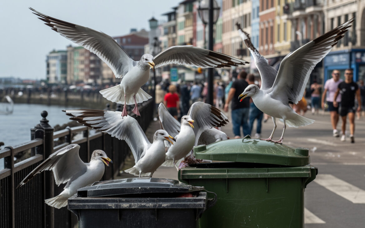 Las gaviotas transformaron ciudades costeras en territorios de caza, exploran basura humana, “roban” comida a plena luz del día y ayudan a científicos a entender cómo la urbanización crea depredadores oportunistas