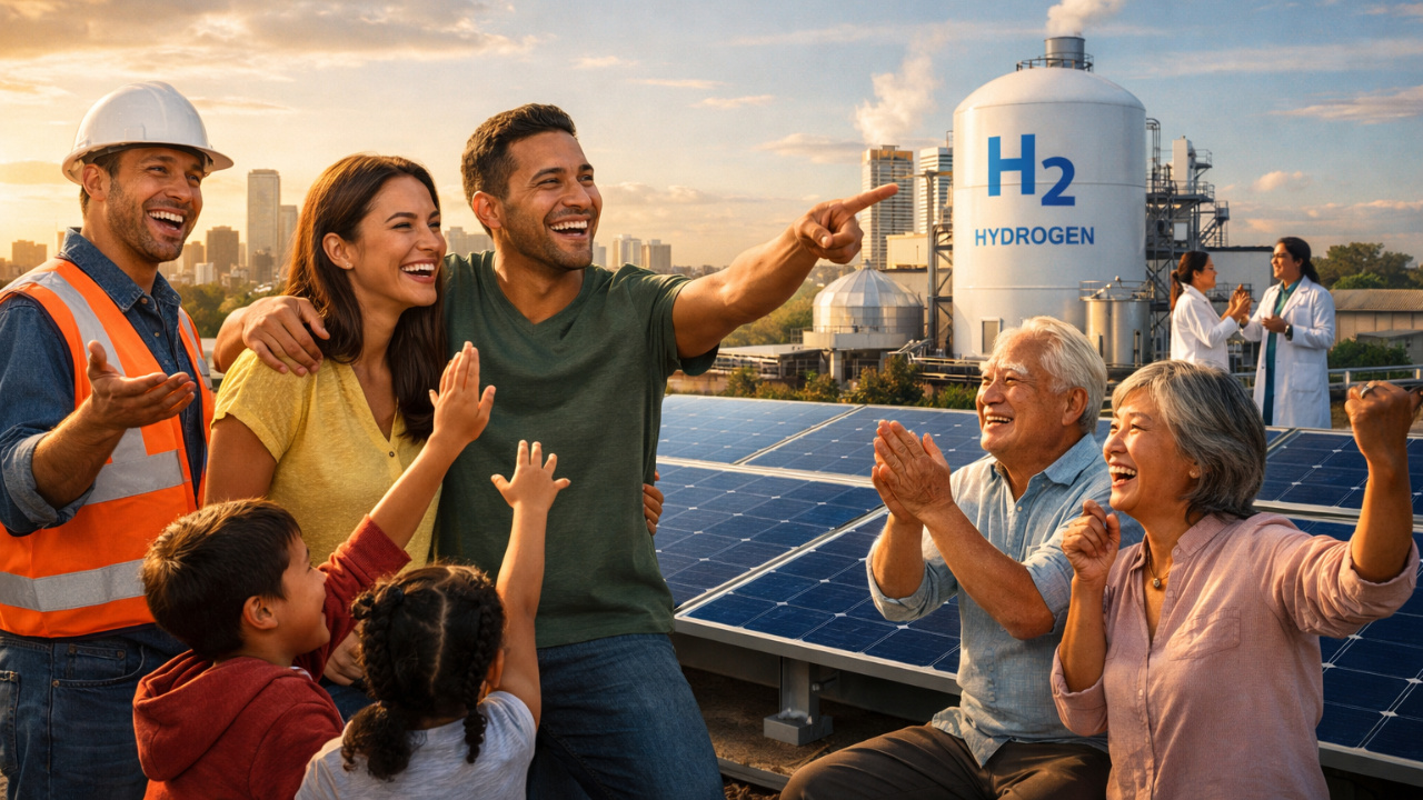 Pesquisadores do Japão dobram a eficiência do hidrogênio solar ao desenvolver fotocatalisador que aproveita luz visível de onda longa, ampliando o potencial da fotossíntese artificial.