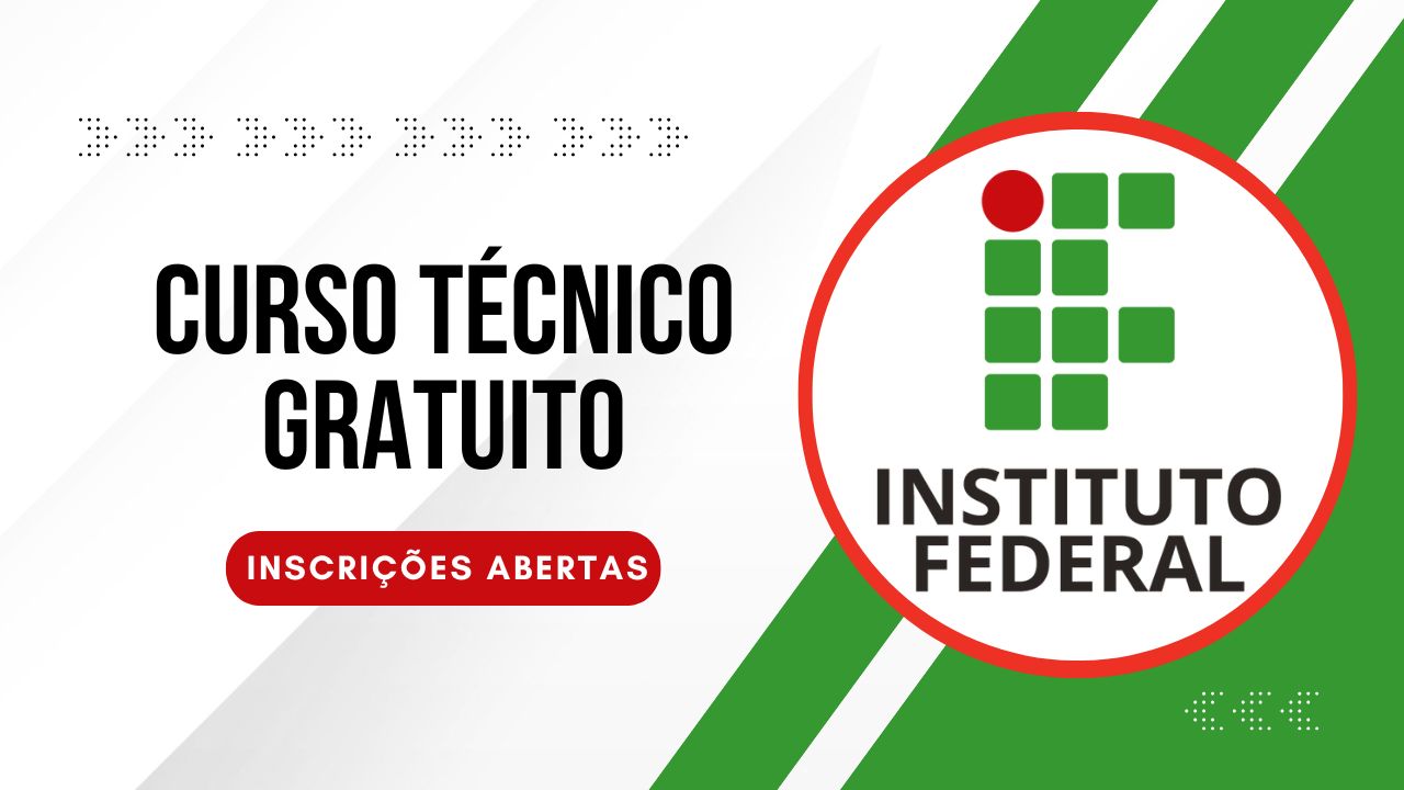 Instituto Federal abre inscrições para curso técnico gratuito EAD em Multimeios Didáticos. São 290 vagas com aulas online e seleção por ordem de inscrição.