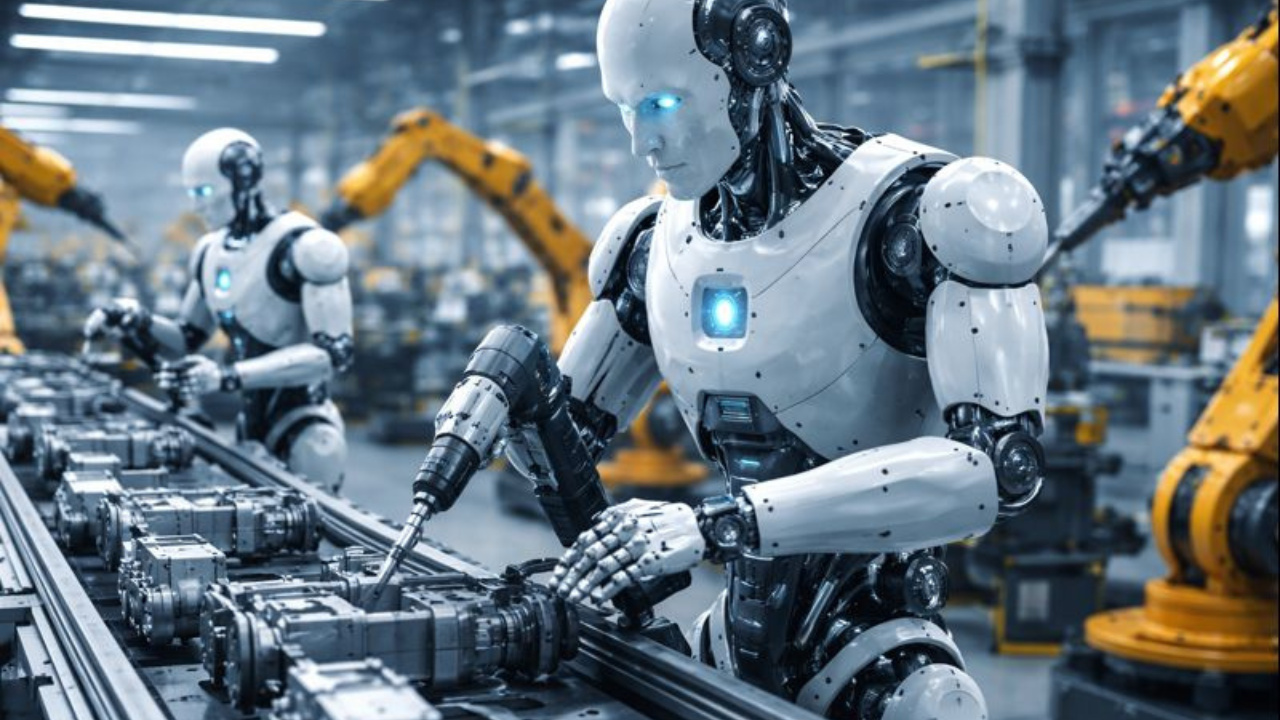 Avanço da inteligência artificial e dos robôs humanoides acelera a automação industrial e pressiona o mercado de trabalho global.