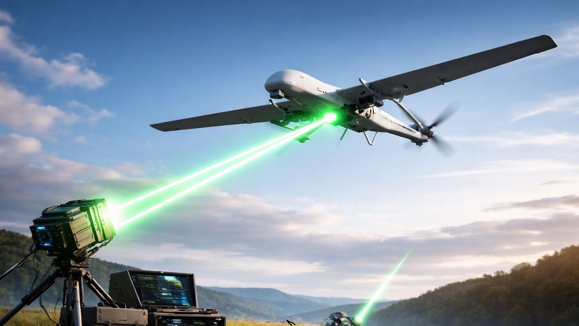 Sistema a laser promete manter drones em voo contínuo ao transmitir energia sem fio do solo, com testes iniciais previstos para este ano.