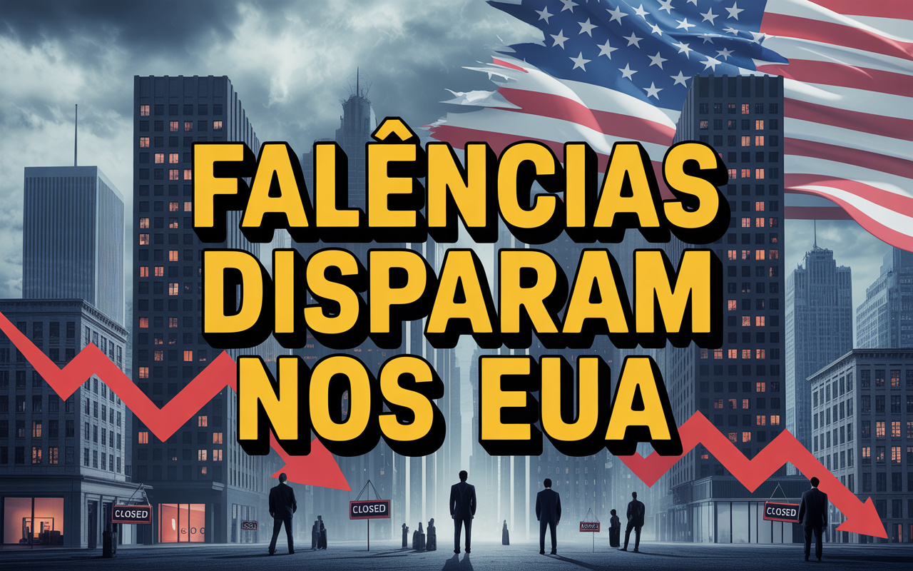 Com 717 empresas em falência e dezenas de milhares de empregos ameaçados, os Estados Unidos enfrentam a maior onda de quebras corporativas desde a crise de 2010