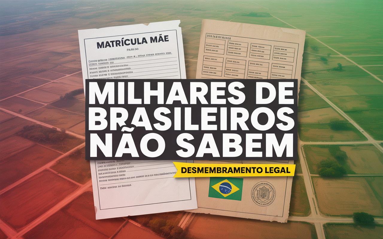 Milhares de brasileiros compraram lotes dentro de uma “matrícula mãe” e não sabem que é possível dividir o terreno e gerar matrículas individuais no Registro de Imóveis; entenda como funciona o desmembramento legal