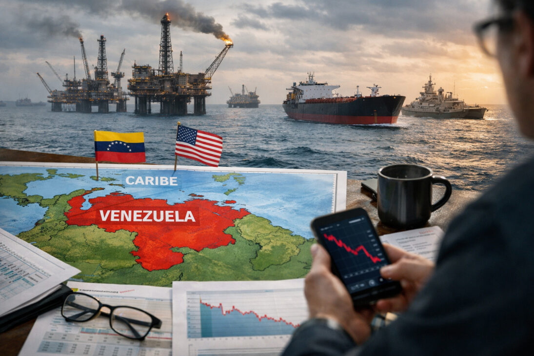 riesgo geopolítico presiona precios del petróleo tras crisis entre EE.UU. y Venezuela