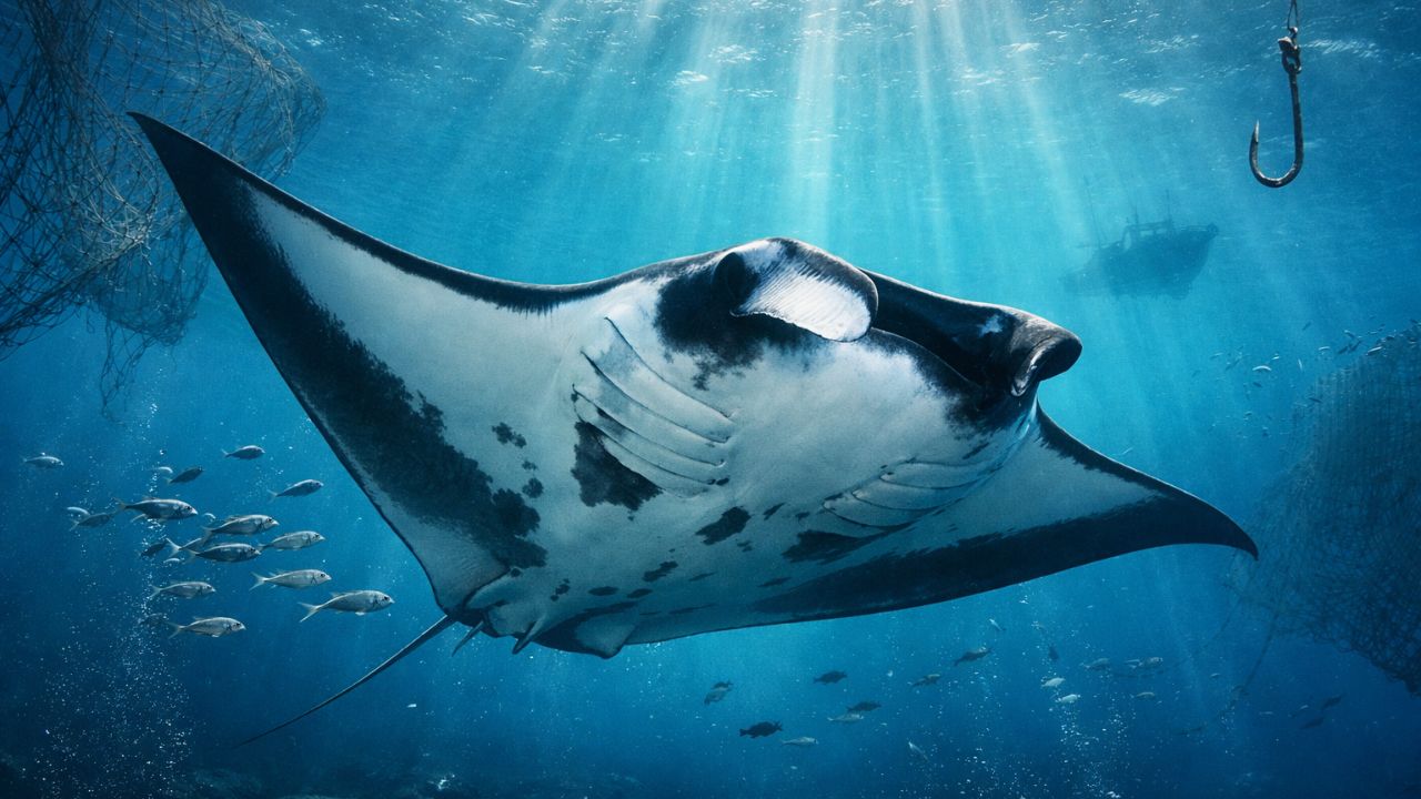 A arraia-jamanta, conhecida como gigante voadora dos oceanos, está entre os maiores peixes do mundo. Entenda onde vive, como se alimenta e por que está ameaçada de extinção.