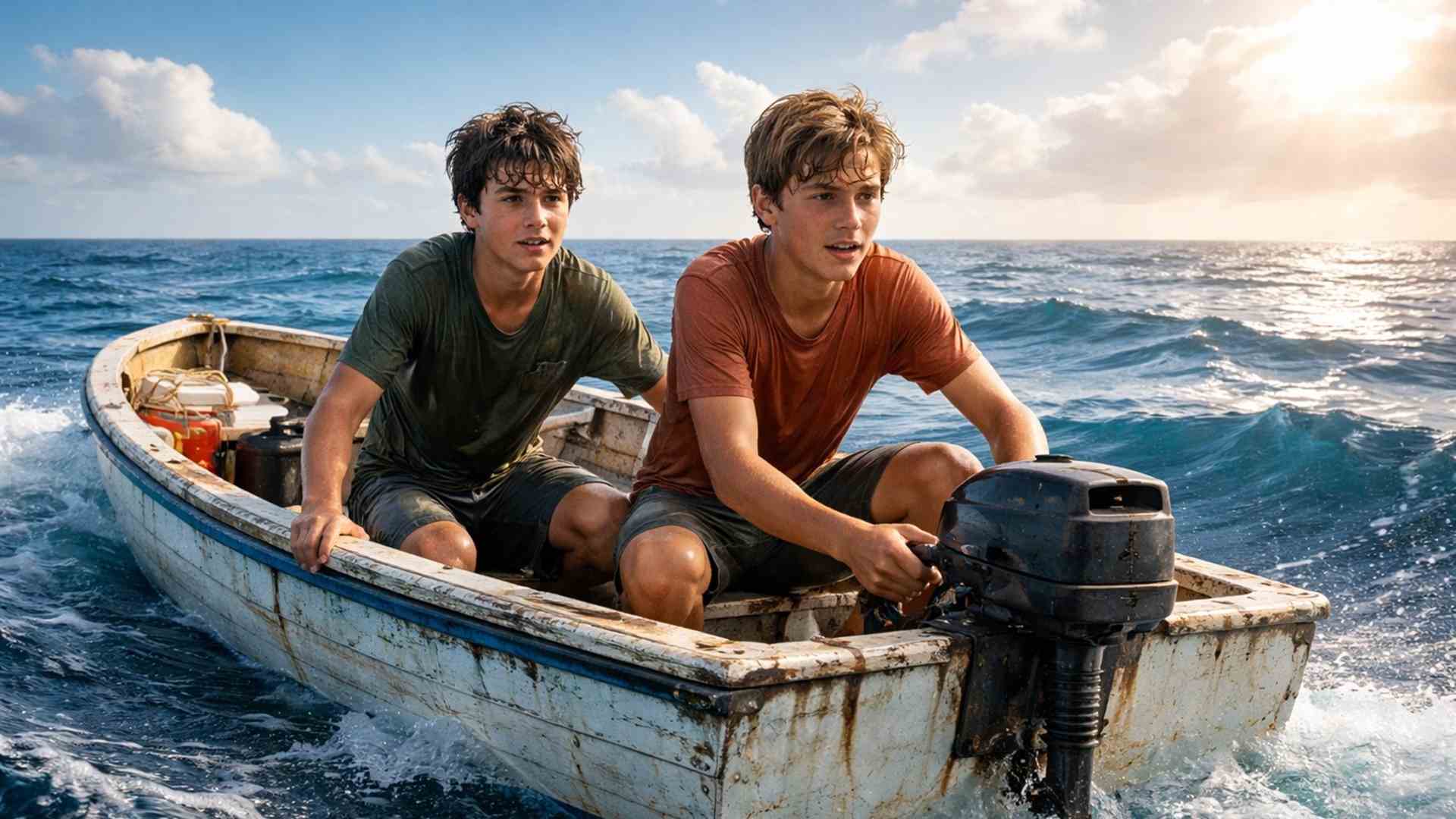 Dois adolescentes ficaram sete dias à deriva no Atlântico em 2005, percorreram 178 km e sobreviveram até o resgate após fome extrema.