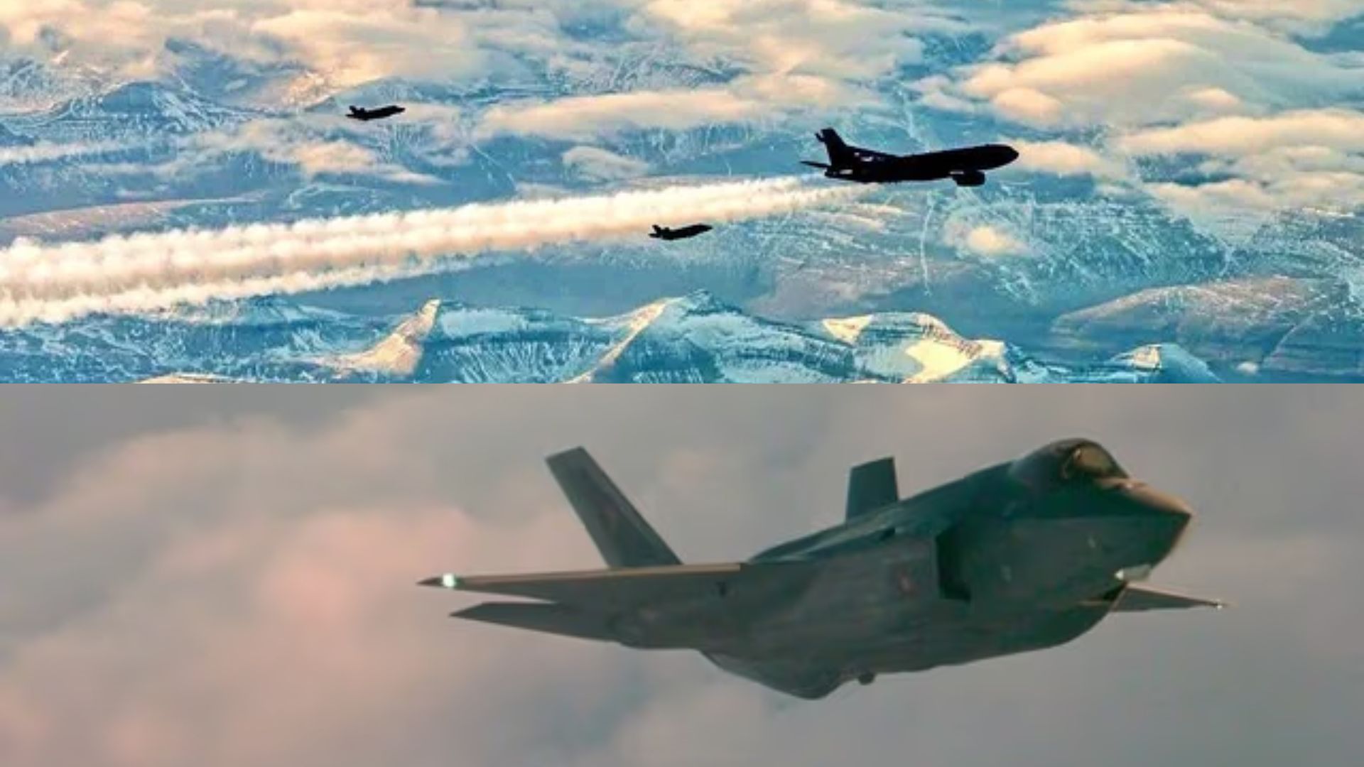 Caças da OTAN e navio-tanque francês sobrevoam a Groenlândia durante exercícios militares no Ártico