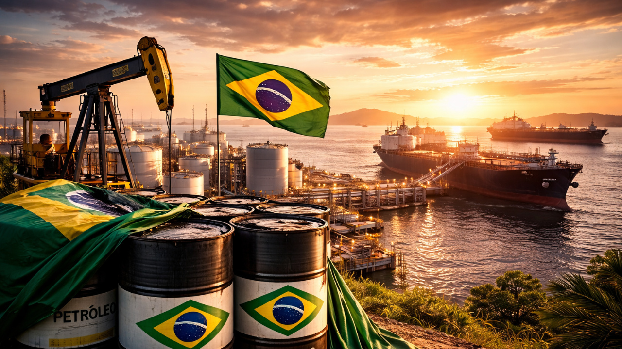 Petróleo lidera as exportações brasileiras pelo segundo ano seguido, soma US$ 44,6 bilhões e, segundo o IBP, deve sustentar crescimento, empregos e arrecadação até 2029.