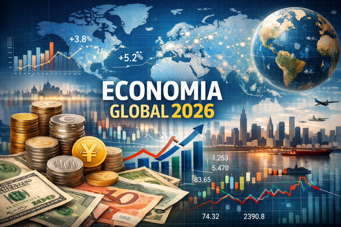 Gráfico ilustrativo sobre crecimiento del PIB global en 2026