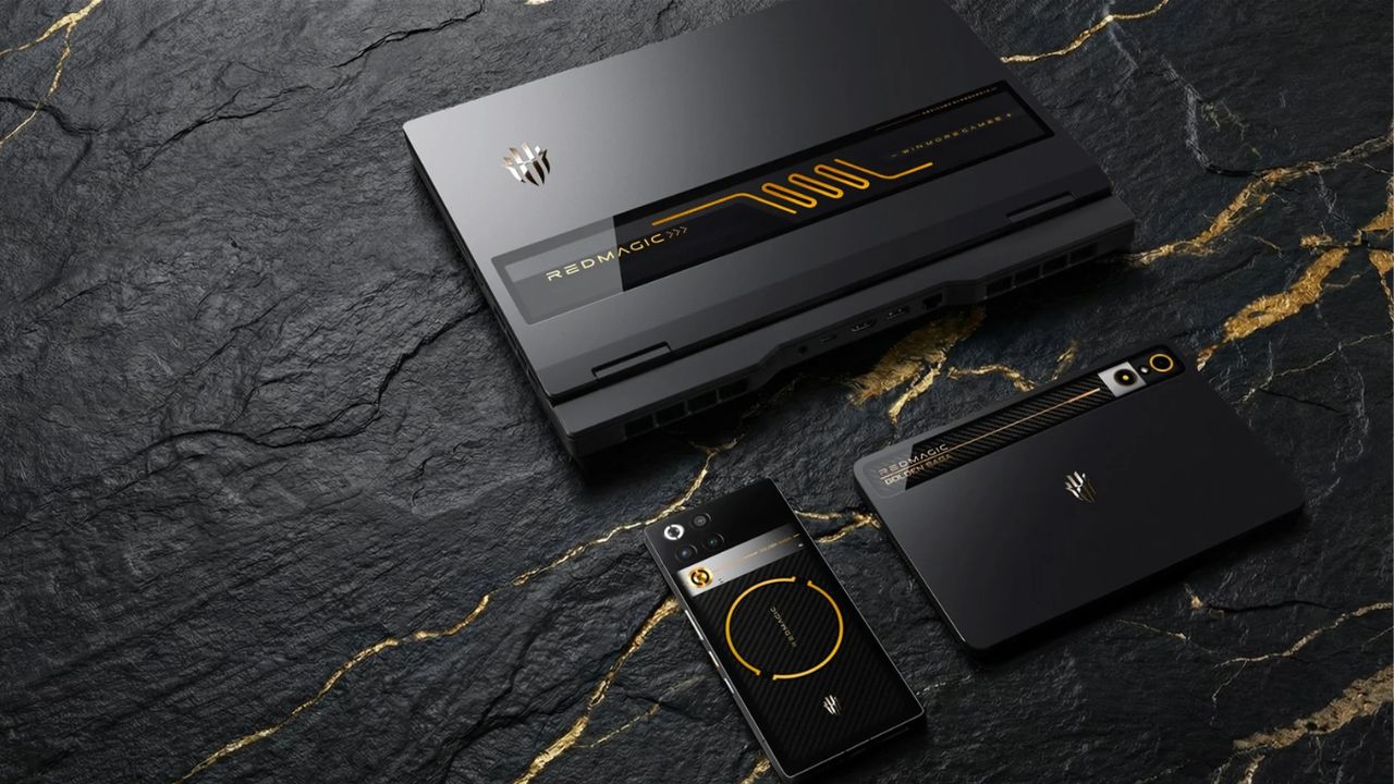 RedMagic Lanza Tablet y Notebook Gamer de Lujo con Oro y Vidrio de Zafiro. Conoce Diseño Premium, Desempeño Extremo y Precios de la Línea Golden Saga.