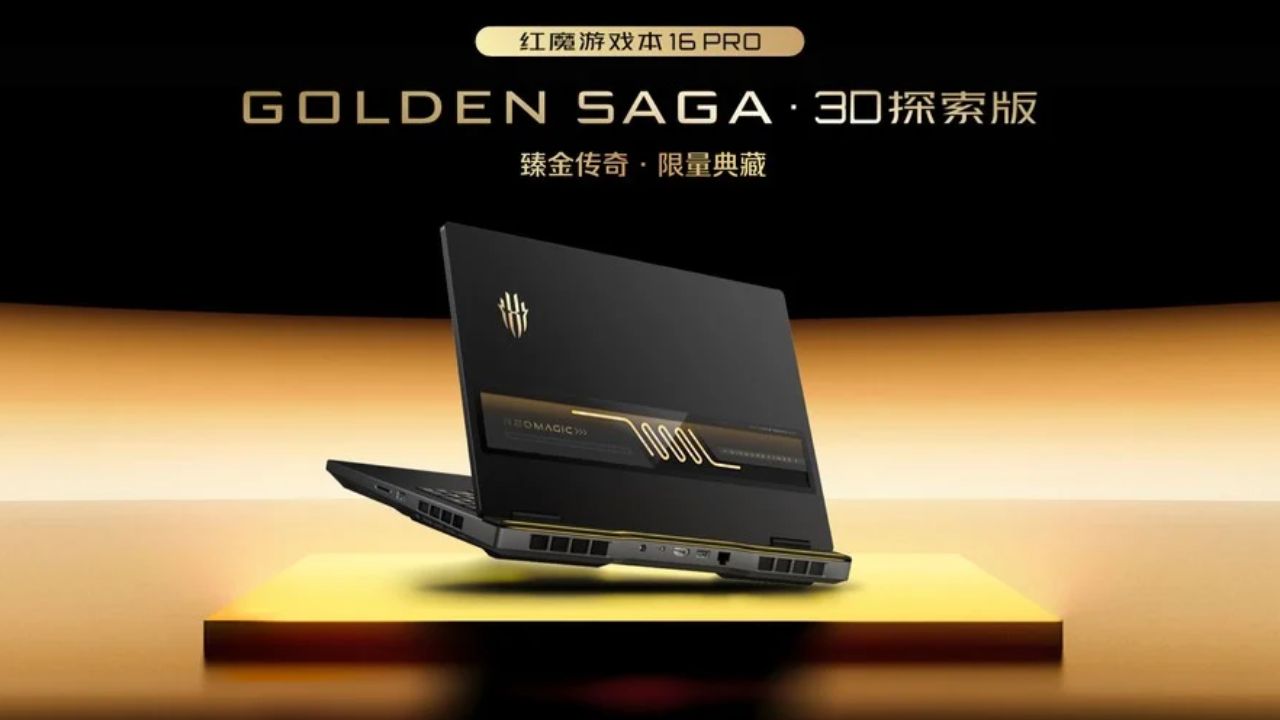 RedMagic Lanza Tablet y Notebook Gamer de Lujo con Oro y Vidrio de Zafiro. Conoce Diseño Premium, Desempeño Extremo y Precios de la Línea Golden Saga.