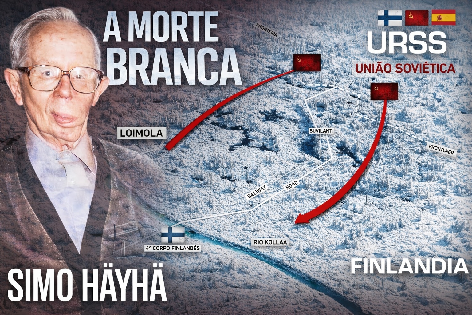 Com mais de 500 inimigos neutralizados em menos de 100 dias, “White Death”, o atirador finlandês, tornou-se o sniper mais letal da história ao usar mira de ferro, camuflagem na neve e resistência extrema contra a invasão soviética