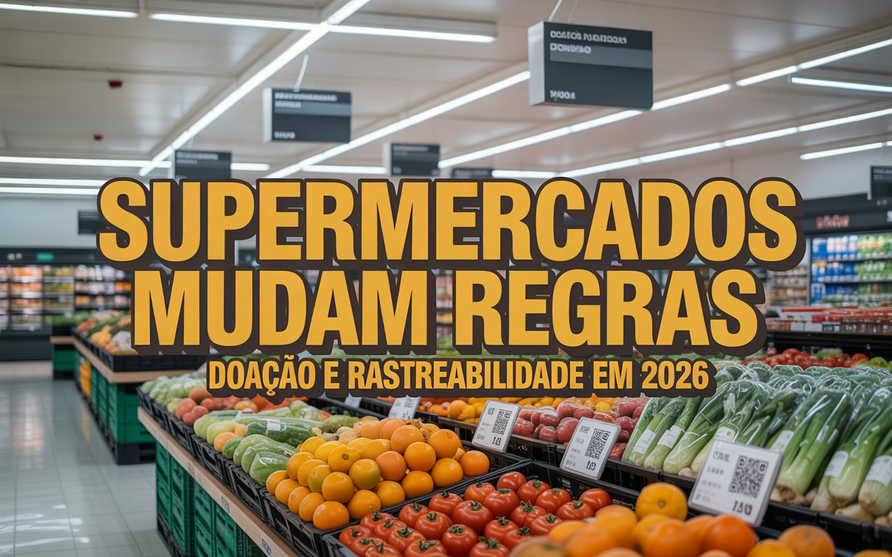 Pouca gente sabe, mas uma nova política contra o desperdício e projetos em tramitação estão obrigando supermercados como Assaí e Carrefour a mudar a gestão de alimentos, ampliar doações e adotar rastreabilidade; consumidores já sentem o impacto nas compras de 2026