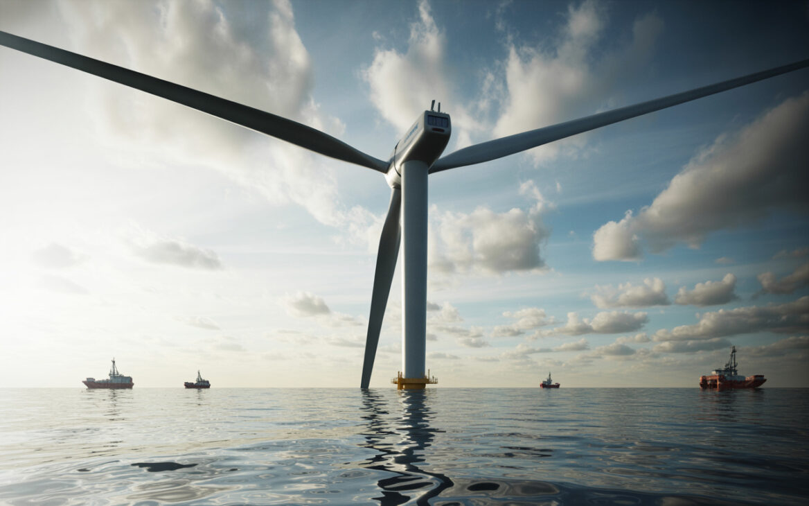 Una sola turbina eólica de 15 MW ya alimenta hasta 20.000 casas, alcanza 260 metros de altura, tiene palas más grandes que un Boeing 747 y redefine el estándar de megaescala en la generación offshore