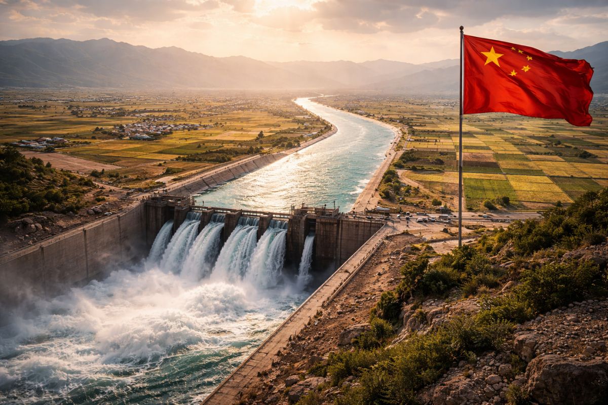 China aposta na rota central por gravidade para levar 45 trilhões de litros até Pequim em 15 dias e redesenhar o abastecimento do norte com uma rede de 4.350 km.