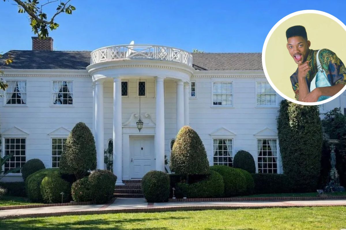 A mansão de Um Maluco no Pedaço está à venda em Brentwood, Los Angeles, por 25 milhões de dólares, com passado no Airbnb e ligação com Will Smith, reunindo 7 quartos, 9 banheiros e piscina após 48 anos fora do mercado.