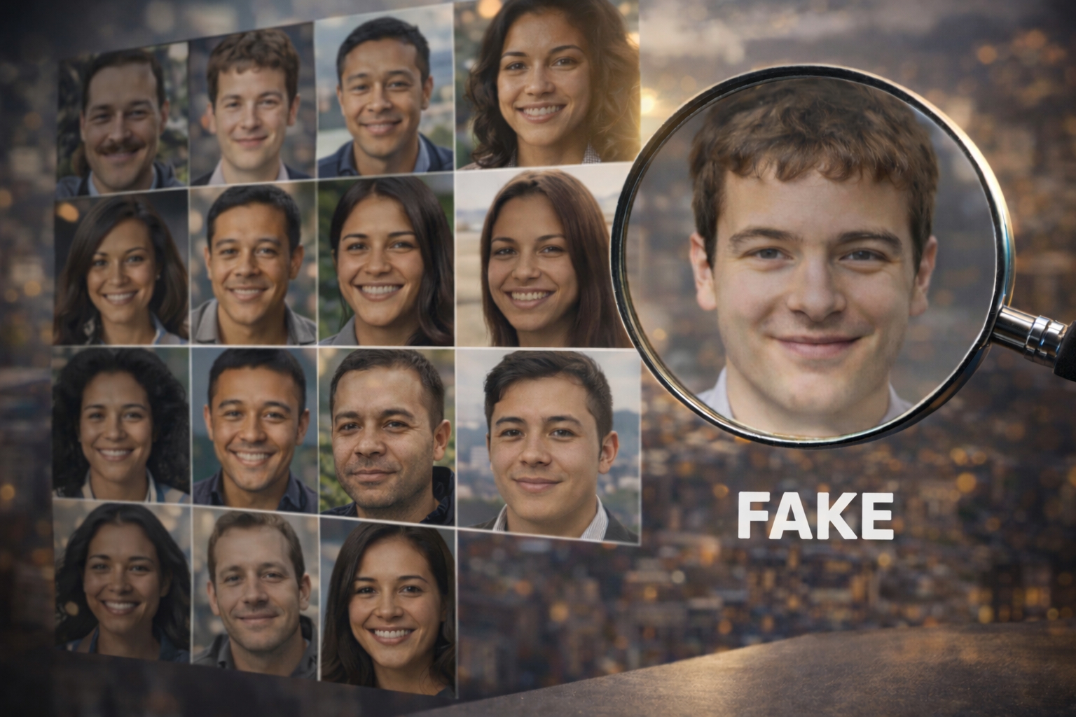 fotos de perfil - imagem gerada por IA - rostos feito por IA - imagens de perfil