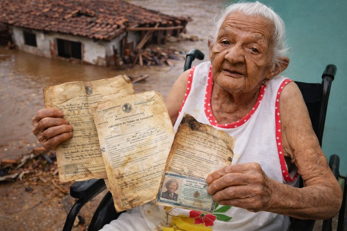 Deolira Glicéria reúne documentos em Itaperuna, enfrenta enchentes no histórico e busca validação no Guinness aos 119 anos.