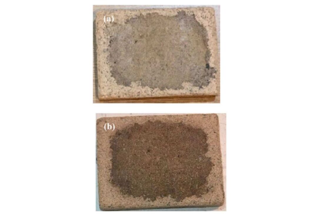 La Arena Del Desierto Se Convierte En Sandcrete; concreto ecológico Con Residuos De Madera Crea Bloques De Pavimentación Para Aceras Sin Cemento.