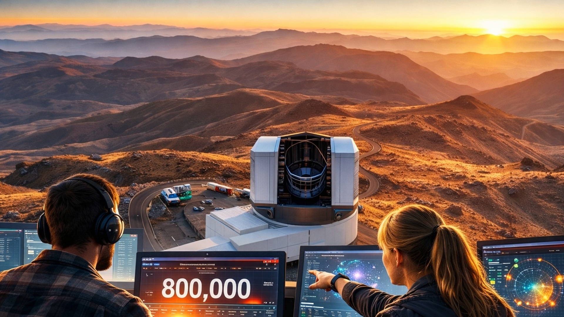 Observatório Rubin envia 800 mil alertas sobre mudanças no céu noturno e inaugura monitoramento em tempo real para astrônomos.