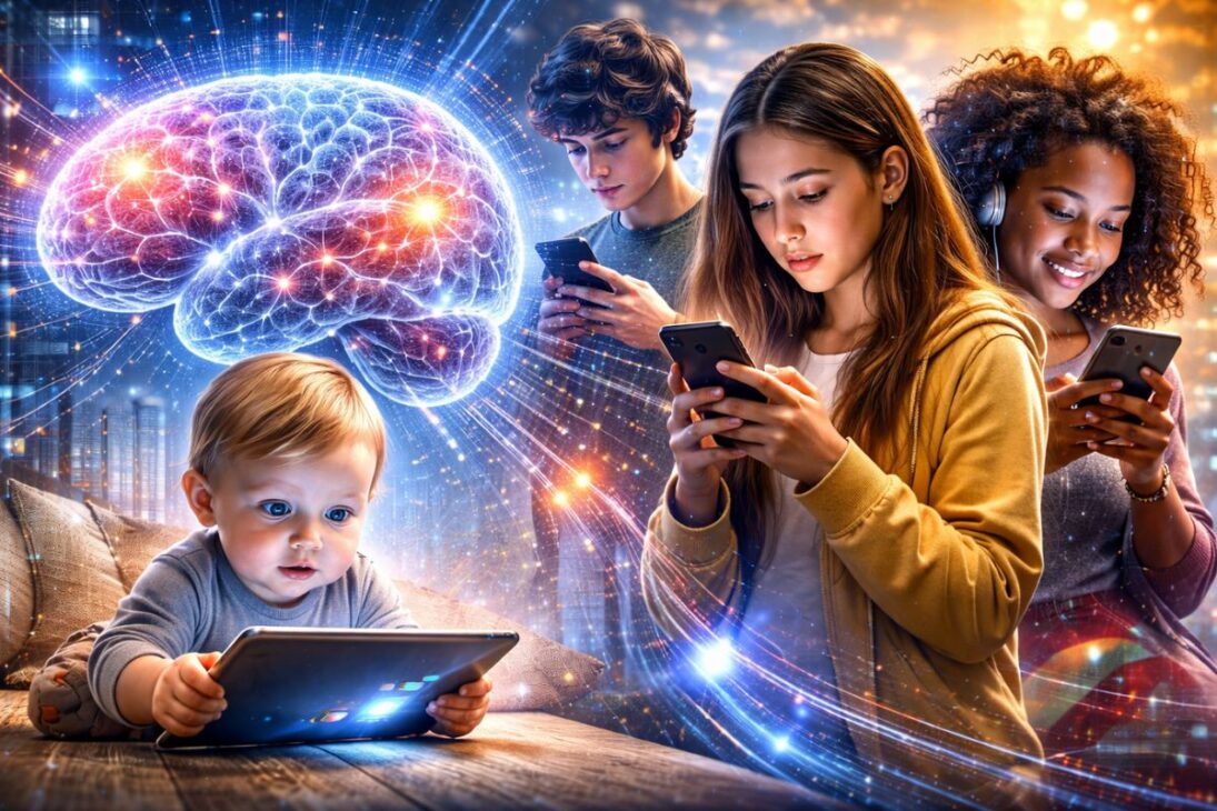 En niños expuestos temprano a las pantallas, el cerebro se remodela, aumenta la ansiedad en la adolescencia y crece el riesgo de dependencia digital.