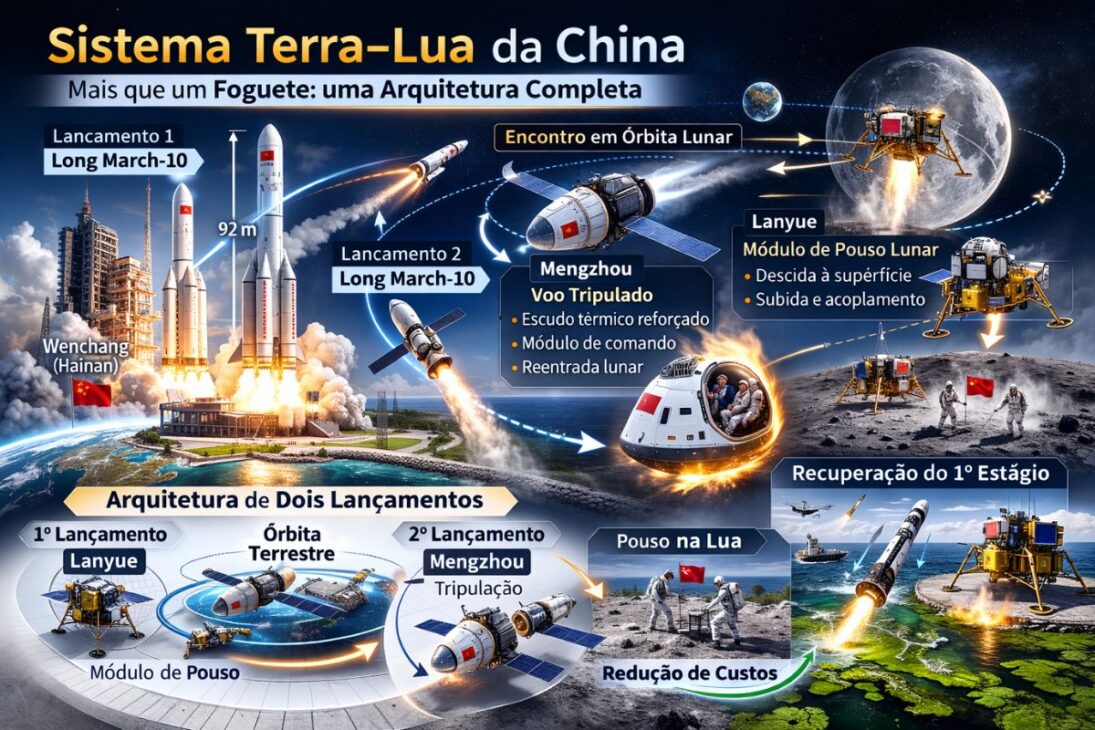 China Prueba Long March-10 Y Mengzhou, Fortalece Programa Lunar Chino Y Deja Misión Tripulada A La Luna En 2030 Cada Vez Más Cerca.