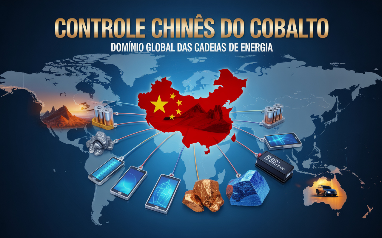 China concentra o refino de cobalto usado em baterias e eletrônicos