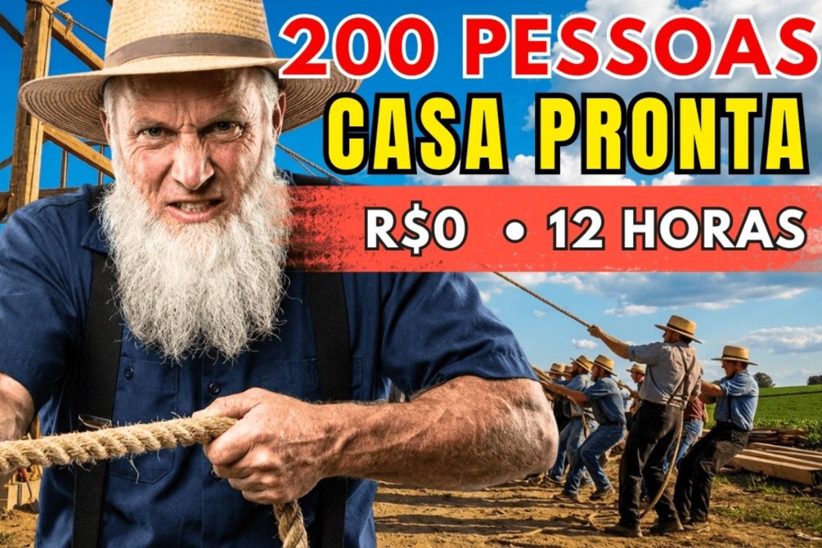 Amish mostram como obra com planejamento, execução e estrutura integradas reduz atrasos e melhora resultados na construção em mutirão.