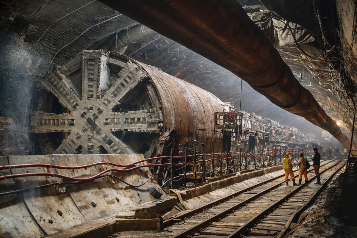 Uma das 7 maravilhas do mundo moderno: um túnel de cerca de 30 bilhões de dólares que conecta dois países sob o mar a 75 metros de profundidade