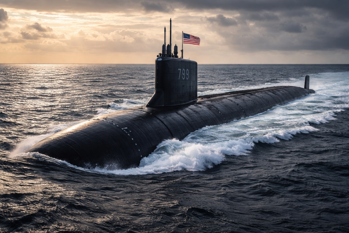 Com reator nuclear de última geração S9G de 210 MW, cerca de 115 metros de comprimento e capacidade de empregar mísseis de cruzeiro Tomahawk, o submarino americano USS IDAHO mostra por que é considerado um dos mais avançados do mundo