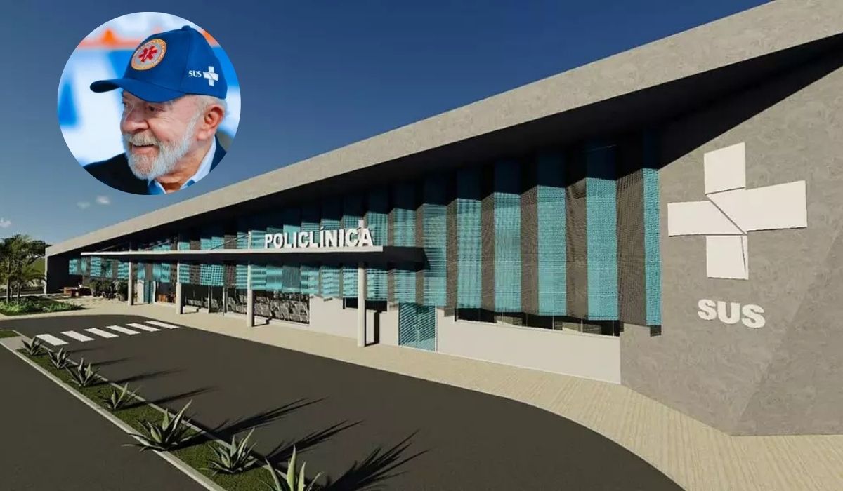 Governo federal autoriza obra de policlínica em Dourados com R$ 30 milhões do Novo PAC Saúde para ampliar atendimentos do SUS. (Imagem: Divulgação/Prefeitura de Dourado/Colagem)
