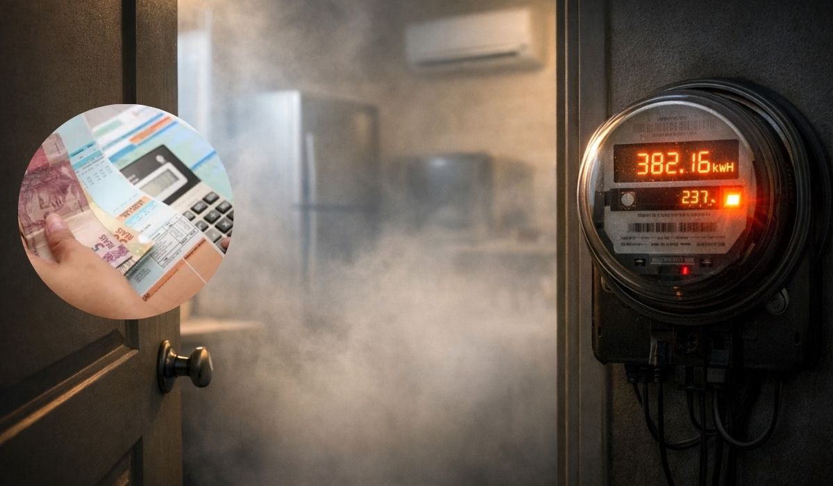 Chuveiro elétrico pode ser o maior responsável pela conta de luz nas casas brasileiras. Entenda como potência e tempo de uso influenciam. (Imagem: Ideogram/Colagem)