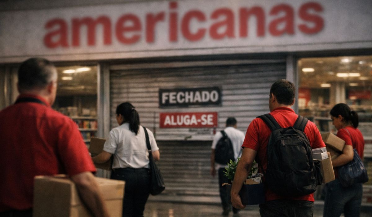 Americanas fecha 193 lojas em 2025 e encerra o ano com 1.470 unidades, após recuperação judicial. Entenda impactos em clientes e empregos.