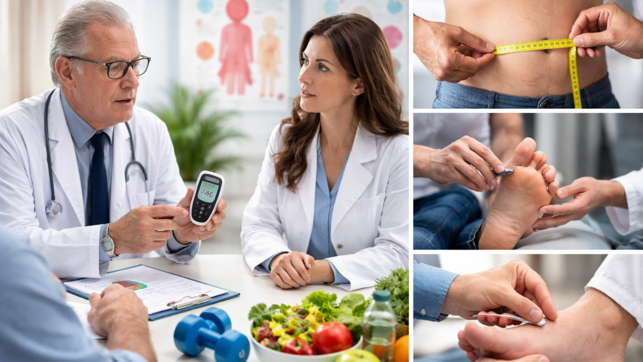 Especialistas explicam como o estilo de vida influencia o diabetes e alertam para riscos como neuropatia diabética e pé diabético.