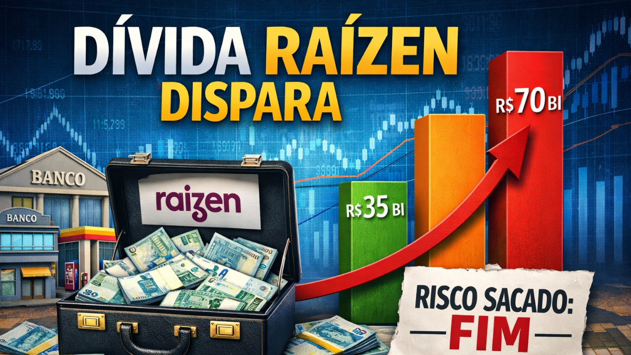 Dívida Raízen sobe após fim do risco sacado e adoção de capital de giro, elevando alavancagem financeira na distribuição combustíveis.
